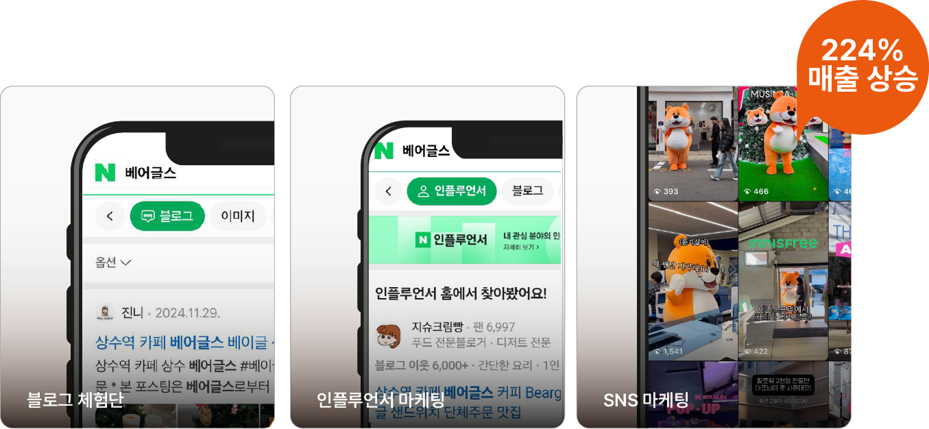 224% 매출상승